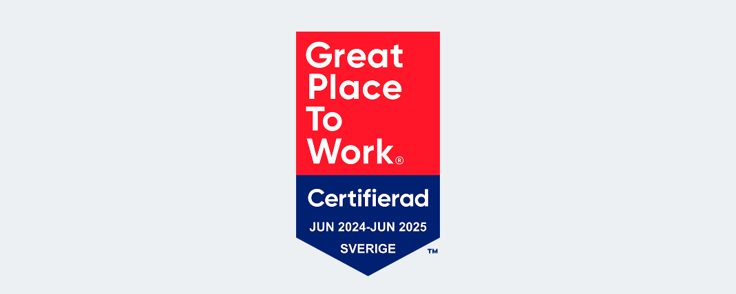 Logotyp för certifierad Great place to work