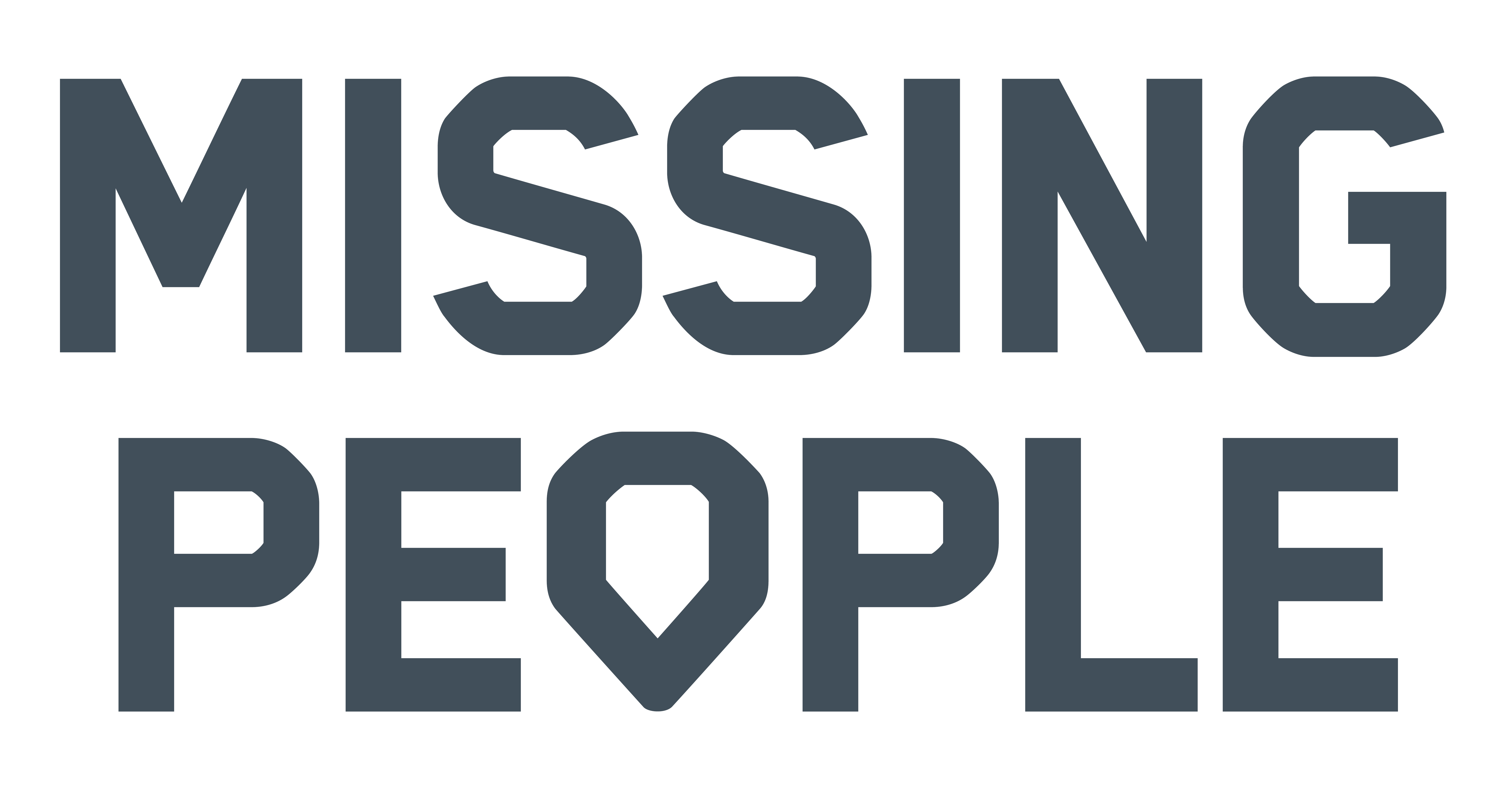 Logotyp för Missing People